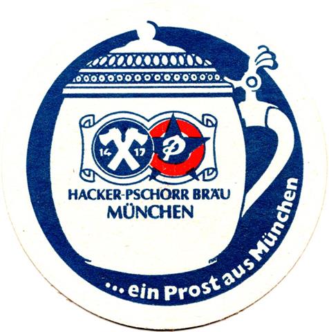 mnchen m-by hacker haps rund 1b (215-ein prost-blaurot) 